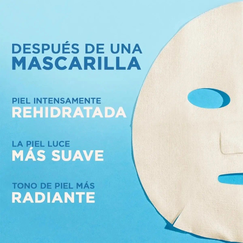 Garnier Mascarilla Facial Granada Con Ácido Hialurónico