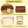 Solaradgy Wooden Tooth Fairy Keepsake Box for Kids, Baby Teeth