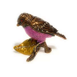 Qufi Bird Trinket Box,  jewelry box, Bird Figurine