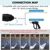 Bestgle Pressue Washer Nozzle, 5-in-1 Quick Changeover Power Washer Tips,