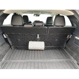 Envelope Style Trunk Mesh Cargo Net for Ford Mustang Mach E 2021-2025 Car Accessories - Premium Trunk Organizers and Storage - Cargo Net for Crossover - Vehicle Carrier Organizer for Mustang Mach E