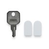 WMS uPVC Window Handle Cockspur Window Handle White Douable Glazed