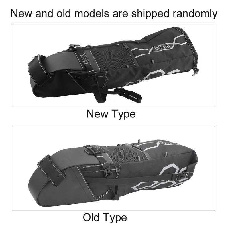 Mountain Bike Saddle Bag Waterproof Large Capacity UnderSeat Tail Bag