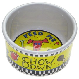 Snoozer Medium Feed Me Dog Bowl by Jennifer Garant
