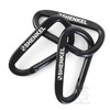 SHENKEL Large Carabiner, Black, Set of 3, 3.1 x 1.6