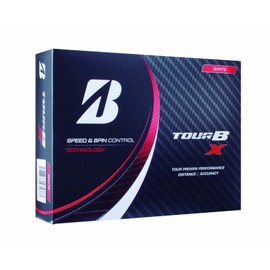 Bridgestone Tour B X Golf Balls, 2022 Model, 12 Balls, White