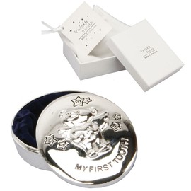 Twinkle Twinkle Silver Plated My First Tooth Box by Widdop Bingham
