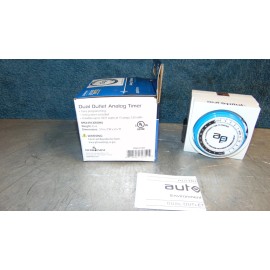 Hydrofarm Autopilot Dual Outlet Analog Timer TM010150 Grow Lights Pumps Garden