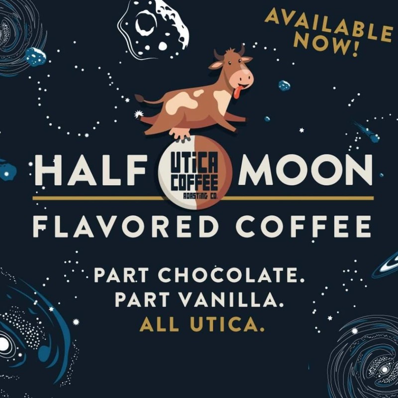 Utica Coffee Roasting Co. Half Moon | Specialty Flavored Medium