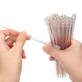 Punta de Succión Desechable de 100 Piezas, Herramienta de Cuidado Bucal Quirúrgico de Tubo Aspirador de Eyector de Saliva de Plástico