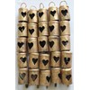 Thirty Six Tin Bells with Metal Striker (2.5" Heart Bells)
