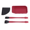 Complete Silicone Glue Kit Wood Glue Up Brushes Tray Comb