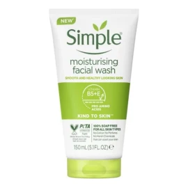 Simple Limpiador Facial Humectante Rostro 150 Ml