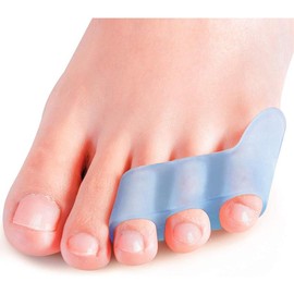 10 Pack Pinky  Separator and Protectors for Overlapping , Curled Pinky  - Spacers for Morton's Neuroma - Colour: Blue