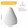 RONDURE 9.1" Bedside Table Lamp, Ceramic Lamp for Bedroom Nightstand,
