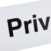 Caledonia Signs 17014G "Private" Sign, Rigid Plastic, 300 mm x