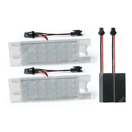 akhan KB19 Error Free Number Plate Light, Number Plate Lighting Compatible with Grande Punto, Marea Weekend, Multipla, Punto, Seicento