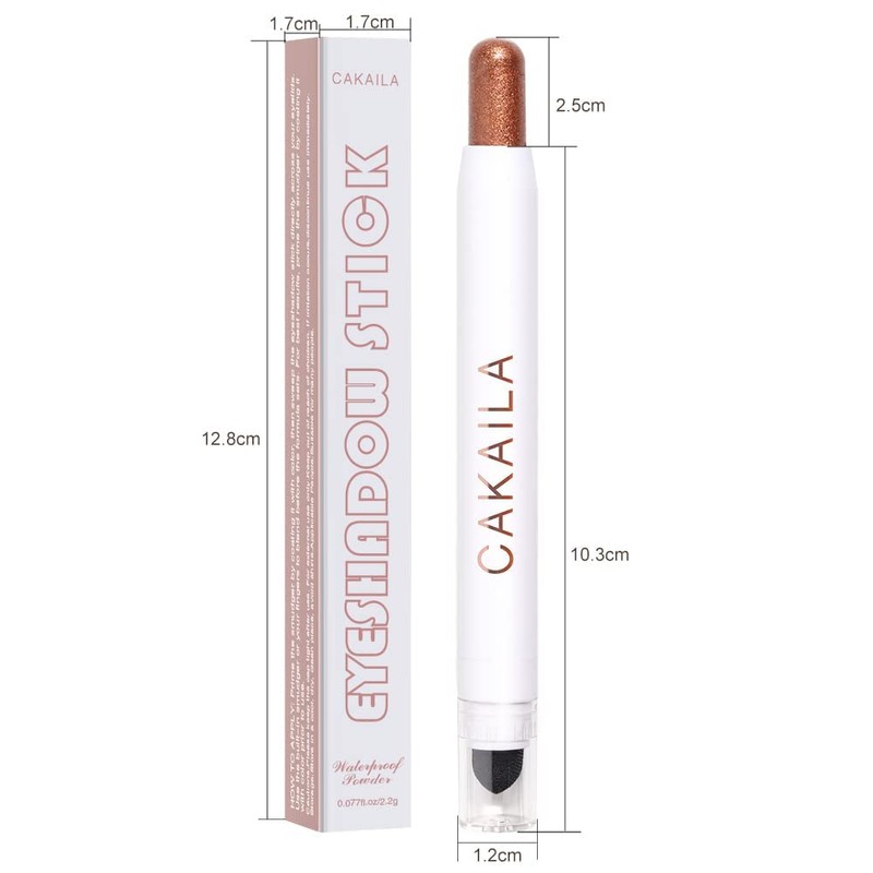 Mysense Creamy Eyeshadow Stick,Matte Eyeshadow Pencil Crayon,2 in 1 Eyeshadow