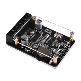 Bluetooth Amplifier Board 10W 15W 20W High Output Digital Wireless Audio Amplifier Module for 4-16 Ohm Speaker with 2 Channels and Protective Shell 12V/24V