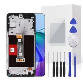 Jencyfu JENCYFU TCL 50 Pro NxtPaper Screen Replacement Full LCD Screen Display Touch Digitizer Frame Assembly with Repair Tool for Model TCL 50 Pro NxtPaper T803E T803D 6.8inch