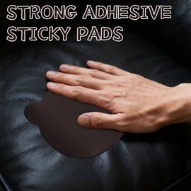 Yukfdcnb 21 Pieces of Self-Adhesive Leather Repair Patches Tape Stickers, Repair Kit Sofas, Bags, Furniture, Car Seats and Interior, Waterproof and wear-Resistant (Brown)