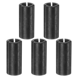 uxcell Router Collet Chuck Driver Adapter 1/2" (12.7mm) to 1/4"(6.35mm) Carbon Steel CNC Engraving Bit Router Converter for Woodworking Engraving Machine Tool 5pcs