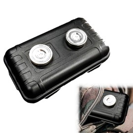 Xiciki Magnetic Key Box, Waterproof Magnetic Key Hide for Outdoors, Magnetic Key Holder Under Car, Durable Magnetic Storage Box for Keys