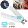 LED Pet Nail Clippers Durable Avoid Over Cutting Pet Nail