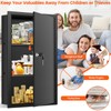 22.05" Tall Wall Safes Between the Studs with Removable Shelf,