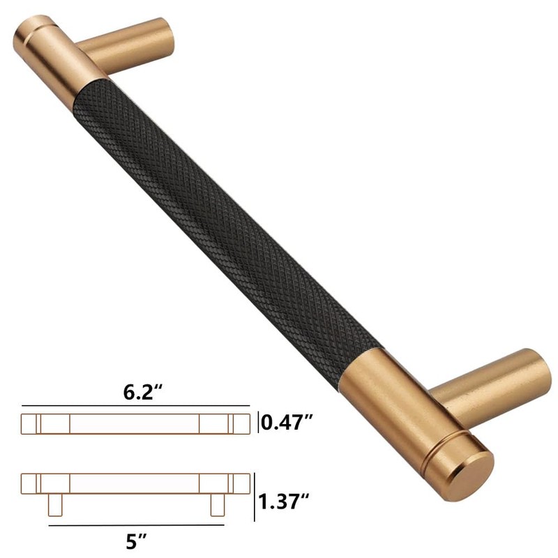 Westablize 10 Pack 5 Inch 128 mm Bar Cabinet Pulls