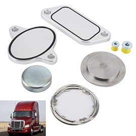 Car EGR Plug Kit,for Cummins ISX CM871 Engine Delete Plug with Gaskets Kit EGR Cooler Eliminate Replacement