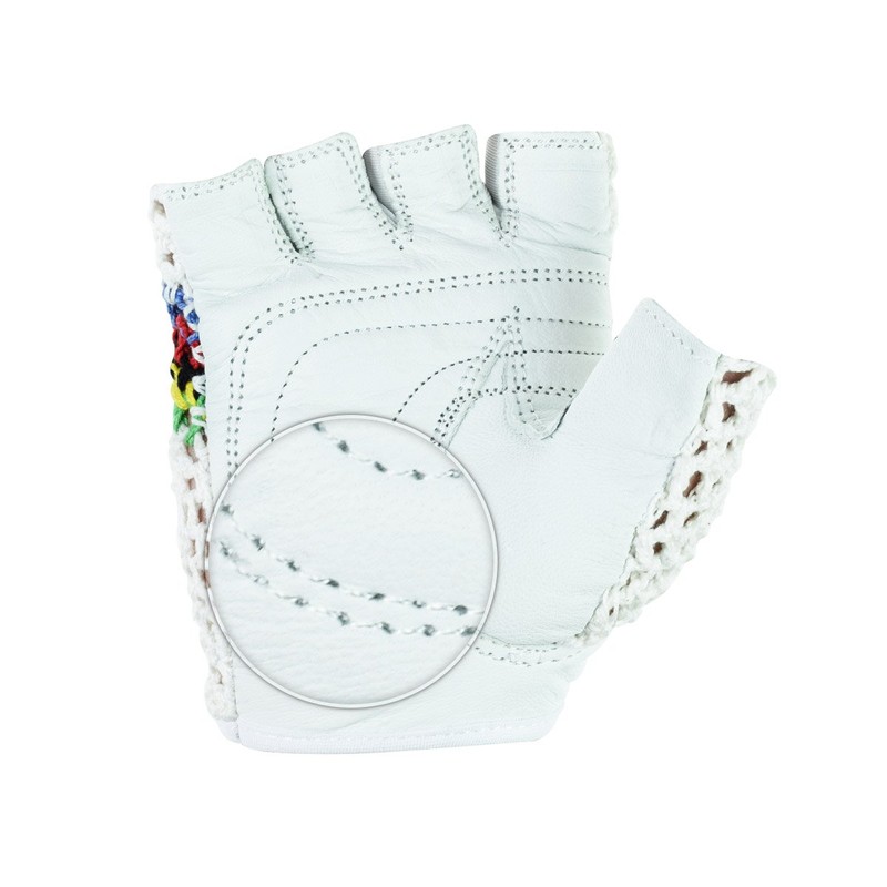 Send Sports Mesh Knit Training Gym Gloves White, MESH GYM