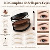 Stamp de cejas doble color waterproof – Kit #02 Light