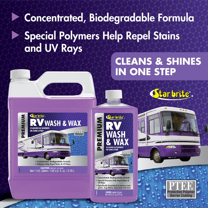 STAR BRITE RV Wash & Wax - Concentrated Cleaner -