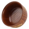 Wooden Rice Bowl Jujube Wood Anti Scald Exquisite Elegant Round