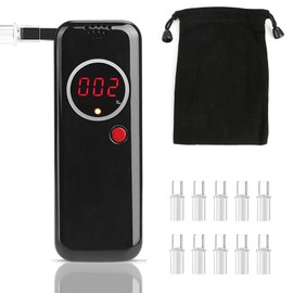 Generic Breathalyzer-Professional-Grade-Accuracy-Portable-Alcohol Breathalyzer Tester Personal Breathalyzers, Black