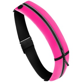 moex® Easy Bag für Honor Magic7 Pro Laufgürtel für Handy, Lauftasche Jogging, Handytasche zum Joggen, Sport Bauchtasche wasserdicht, Fitness Running Belt – Neon Pink (2P)