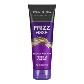 John Frieda Frizz Ease Secret Weapon Touch-Up Crème - Anti-Frizz Styling Cream for Smooth, Frizz-Prone Hair, 4 Oz