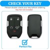 Khxriypha 2 Pack TPU Waterproof Car Key Fob Shell Case