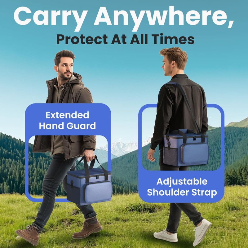 Santiano Portable Power Station Bag,900D Sailboat Class Oxford Cloth, Waterproof,Dustproof,Anti-Static,12