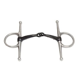 Shires Equestrian - Full Cheek Snaffle - S/steel - Size: 51/2