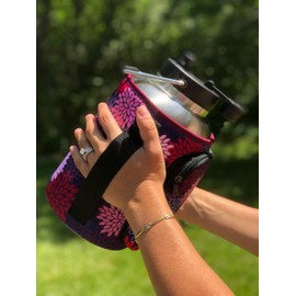 Koverz Half Gallon Jug Carrier, 64oz Bottle Carrier Compatible with Yeti & RTIC Half Gallon Jugs - Midnight Mums