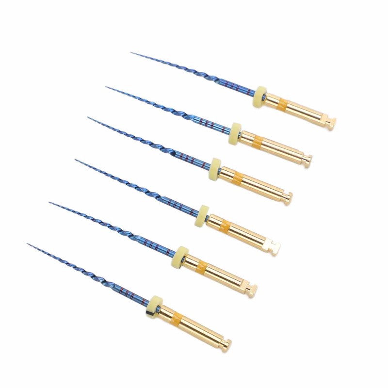 6pcs F1 Endodontic Canal Files Stretchy Metal Portable Rustproof Endodontic