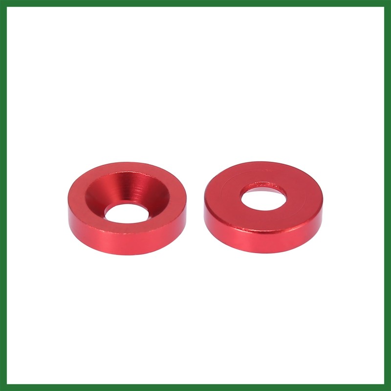 Motoforti 30pcs Car Bumper Mudguard Washer Bolts M6x1.0 Aluminum Alloy