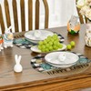 Artoid Mode Happy Easter Round Placemats Set of 4, 14