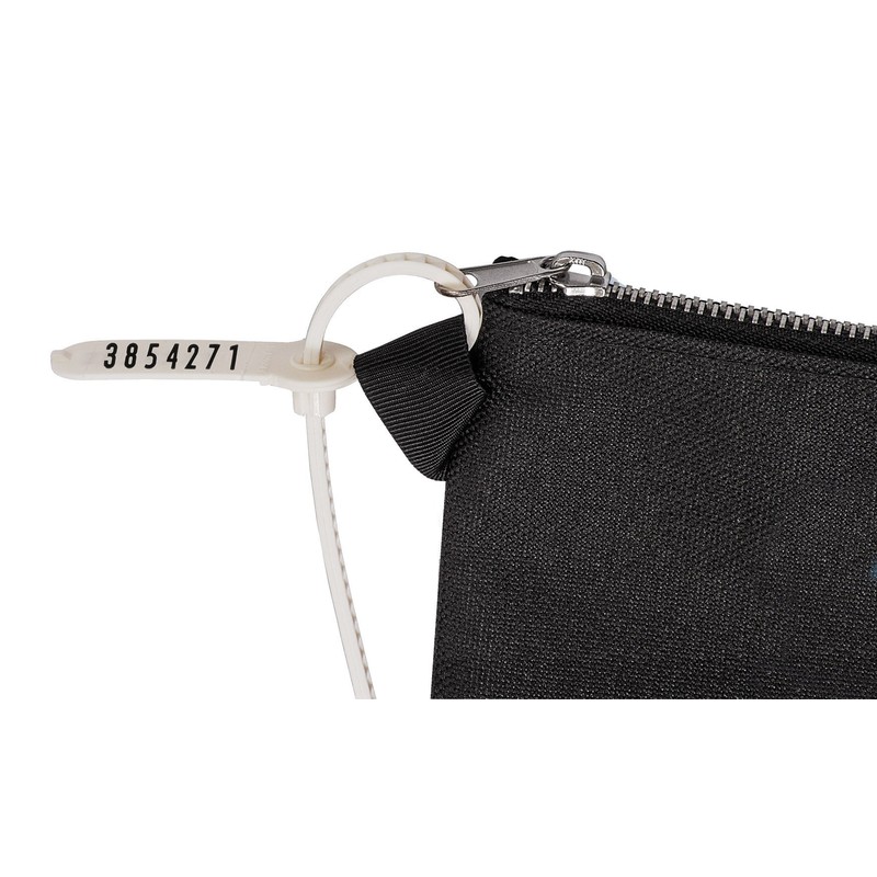 VELOFLEX 2724000 - Banktasche DIN A4, Transporttasche, Geldtasche, robustes Textil,