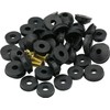 48 pc Faucet Washers and Brass Bibb Screws Assortment, Flat