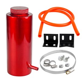 Dexepe Universal Coolant Oil Catch Can Overflow Tank Radiator Overflow Bottle 800ml Aluminum Red