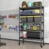 Chegulu 3" Storage Rack Caster Wheels, Storage Shelf Accessories Fit