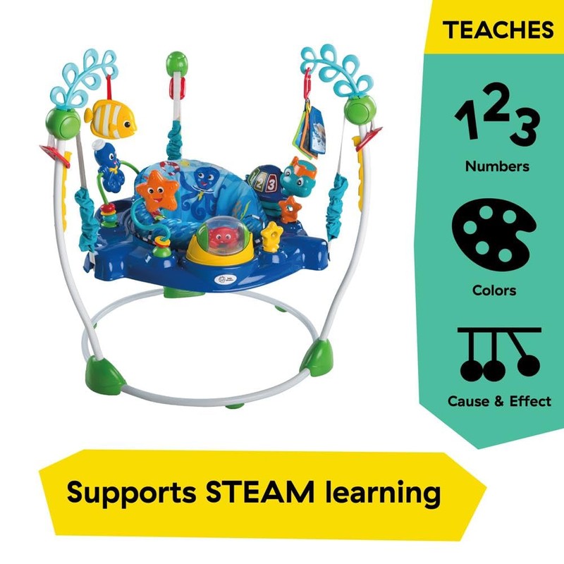 Baby Einstein Neptune's Ocean Discovery Activity Jumper, Ages 6 months